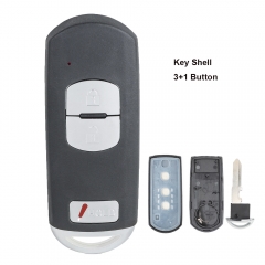 Remote Key Shell Case Fob 2 +1 Button for Mazda 3 5 6 CX5 CX3 CX-9 MX-5 Miata