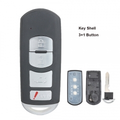 Remote Key Shell Case Fob 2 +1 Button for Mazda 3 5 6 CX5 CX3 CX-9 MX-5 Miata