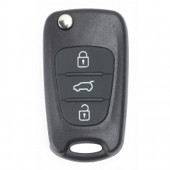 New Uncut Folding Remote Key Fob 3 Button 434MHz /315MHZ ID46 for New Hyundai Elantra