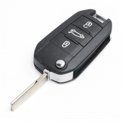 Flip Remote Key 3 Button 433MHz ID46 Chip for Peugeot 508