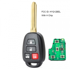 Remote Key 3+1 Button H Chip for Toyota Corolla 2014-2015 FCC ID: HYQ12BEL