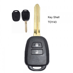 Remote Key Shell 2 Buttons for 2012 Toyota TOY43