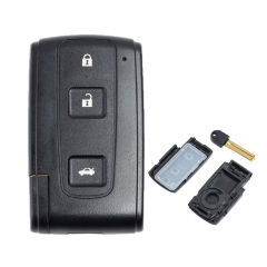 Smart Remote Key Shell 3 Button for Toyota Avenis Crown Prius