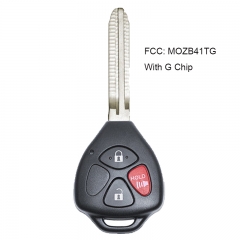 Remote Car Key Fob for Scion TC 2011-2013 with G Chip FCC MOZB41TG