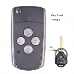 Modified Folding Remote Key Shell 4 Button for Toyota Camry Corolla Avalon TOY43