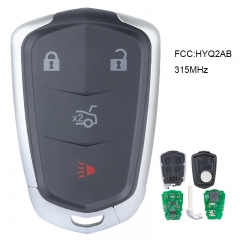 OEM / Aftermarket Smart Remote Key Fob Replacement 315MHz/433MHz for Cadillac ATS CTS XTS 2014-2018 - HYQ2AB , HYQ2EB
