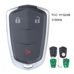Smart Remote Key Fob Replacement 315MHz/433MHz for Cadillac SRX 2015-2016 - HYQ2AB, HYQ2EB