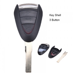Remote Key Shell 3 Button for Porsche 911 Carrera GT Boxster Cayman