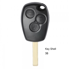 Remote Key Shell 3 Button for Renault