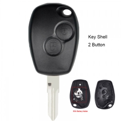 Replacement Remote Key Shell Case Fob 2 Button for Renault Clio Modus Master