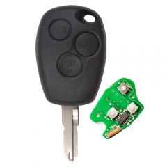 Remote Key 3 Button 433MHz PCF7946 Chip for Renault