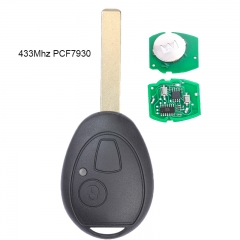 Aftermarket Remote Key Fob 433Mhz PCF7931 for BMW Mini Copper 2002- 2005