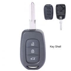 Remote Key Shell Case Fob 3 Button for Renault Duster Dokker Trafic Master 2013-2017