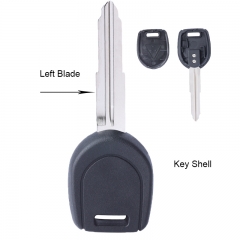 Transponder Key Shell for Mitsubishi Left Blade