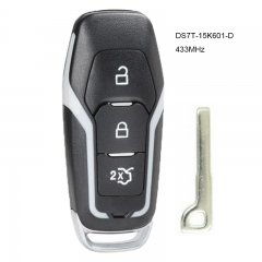 Smart Card Remote Car Key ASK 433MHz With HITAG PRO Chip for Ford Mondeo Edge S-Max Galaxy 2014-2018 FCC: DS7T-15K601-D