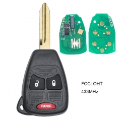Remote Key 2+1 Button ID46 Chip 315MHz for for Chrysler Dodge FCC: M3N5WY72XX (Small Button)