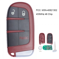 Smart Remote Key Fob 433MHz 2+1 Button for Chrysler 300 Dodge 2011-2017 FCC: M3N-40821302