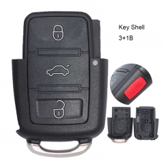 Remote Key Shell for VW (3+1) Button