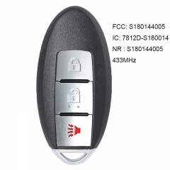 Remote Car Key Fob 433.92MHz ID47 for Nissan Pathfinder 2013-2015 P/N:S180144005