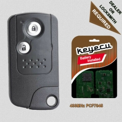 Replacement Smart Remote Key Fob 2 Button 433MHz ID46 for Honda CR-V 2009 - 2014