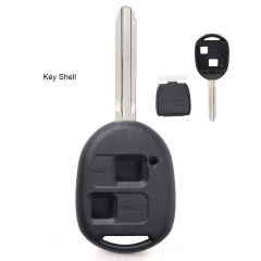 10PCS High Quality Remote Key Shell 2 Button Replacement for Toyota TOY43