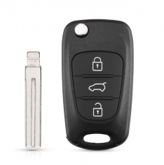 Folding Remote Key Shell 3 Button for Hyundai I30 IX35