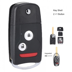 Upgraded Remote Key Shell Case 2+1 B for Honda Accord Civic CR-V Pilot Fit MLBHLIK-1T