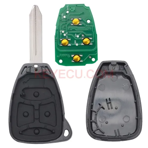 Remote Key Fob 3 Button for 2005-2010 Dodge Dakota Durango FCC ID:KOBDT04A Remote Key Fob 3 Button for 2005-2010 Dodge Dakota Durango FCC ID:KOBDT04A