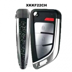 XHORSE Universal Knife Style Flip Wired Remote Key 3+1 Button for VVDI Key Tool VVDI2 PN: XKKF22CH