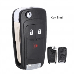 Remote Car Key Shell Case 2+1 Button for Chevrolet Spark 2012-2016