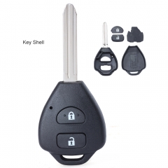 10PCS High Quality Remote Key Shell 2 Button for Toyota Camry Corolla Hilux Prado