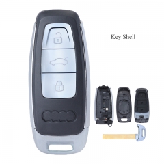Smart Remote Car Key Shell 3 Buttons for Audi A6 C8 A7 A8 Q8 2017 2018 2019 2020