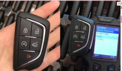 Aftermarket 433MHz ID49 Smart Prox Remote Key Fob 5 Button for 2020 2021 Cadillac CT4 CT5 , FCCID:  YG0G20TB1