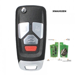 XHORSE Universal Remote Key Fob 4 Button for VVDI Key Tool XNAU02EN
