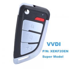 XEKF20EN （With Super Model Chip） XHORSE Knife Flip Style 3 +1 4 Buttons Super Universal Remote Car Key for VVDI Remote Key Tool