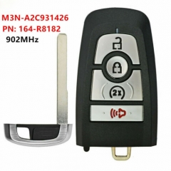Replacement 4 Button Smart Key 902MHz FOB for Ford Edge Ranger 164-R8182 / M3N-A2C931426