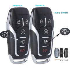 Smart Prox Remote Key Shell Case Fob 5 Button for Ford M3N-A2C31243300