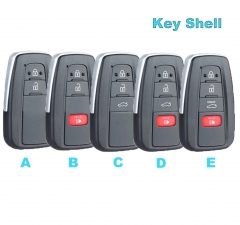 Smart Remote Key Shell Case Housing Replacement for Toyota Prius C-HR