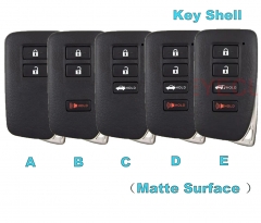 Smart Remote Control Key Case for Lexus  (SUV) TOY12 (Matte Surface)