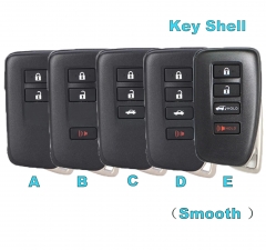 Smart Remote Control Key Shell Case for Lexus  (SUV) TOY12 （Smooth ）