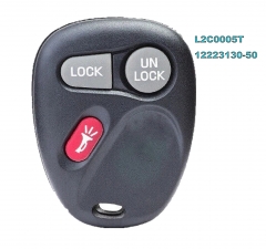 3 Button Keyless Entry Remote Key Fob Clicker Transmitter for GM FCC: L2C0005T P/N: 16263074-99