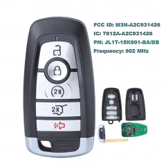 Replacement 5 Button 902MHz ID49 Smart Key for Ford Expedition JL1T-15K601-BB M3N-A2C931426