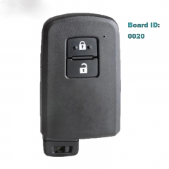 Smart Prox Remote Key With 2 Buttons 312/314MHz/315MHz/433MHz P1=88 FOB for Toyota RAV4 2015 0020 Board FCC ID: HYQ14FBA