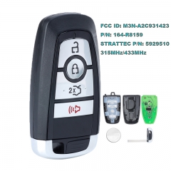 Smart Remote Car Key Fob 315MHz for Ford Mustang 2017-2018 P/N:164-R8159 FCCID：M3N-A2C931423