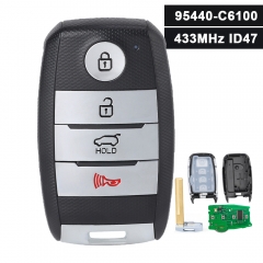 P/N: 95440-C6100 Keyless-Go Smart Remote Key for KIA Sorento 2019 2020 433MHz ID47 Chip FCCID: TQ8-FOB-4F06 (UMa PE)