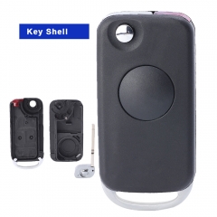 Flip Remote Key Shell 1 Button for Mercedes-Benz C E ML S HU39 Blank Blade