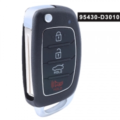 PN: 95430-D3010 433MHz 4D60 Flip Remote Key FOB for 2015 2016 2017 2018 2019 Hyundai Tucson FCC ID: TQ8-RKE-4F25