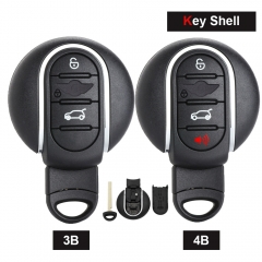 3 Button/4 Button Smart Remote Car Key Shell Case Fob 3 Button/4 Button for BMW MINI cooper 2013 - 2018 With insert key FCCID: NBGIDGN1