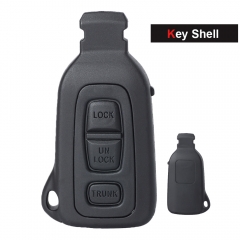 Smart Prox Remote Key Shell Case Housing 3 Button for Lexus LS430 2002 2003 2004 2005 2006