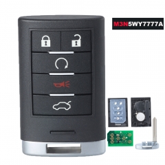 M3N5WY7777A Smart Remote Key Fob 315MHz 5 Button for Cadillac CTS STS 2008 2009 2010 2011 2012 2013 2014